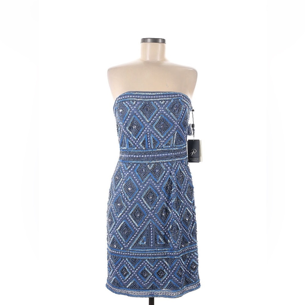Adrianna Papell beaded cocktail dress